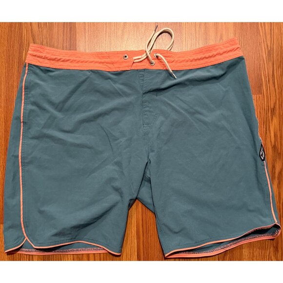 Volcom Liberators Board Shorts Blue Mens 40 8" Swim Trunks - Picture 1 of 6
